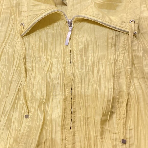 BNWT Oscar B lightweight Crinkled Blazer sporty biker Jacket - Picture 8 of 12